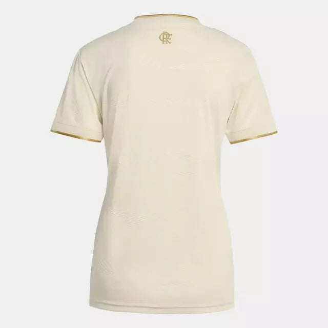 Camisa Flamengo Torcedor III - Feminina 25/26 - Bege