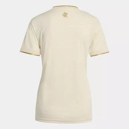 Camisa Flamengo Torcedor III - Feminina 25/26 - Bege