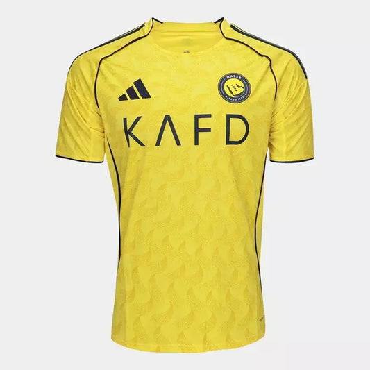 Camisa Al-Nassr I 25/26 Torcedor Masculina - Amarela