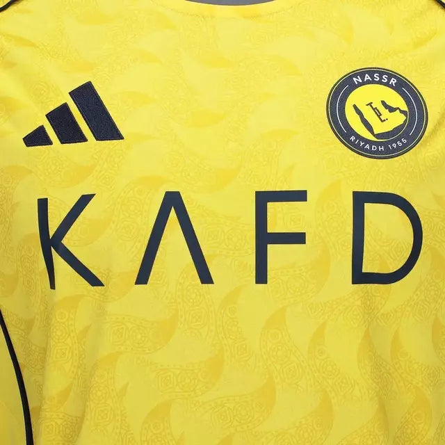 Camisa Al-Nassr I 25/26 Torcedor Masculina - Amarela