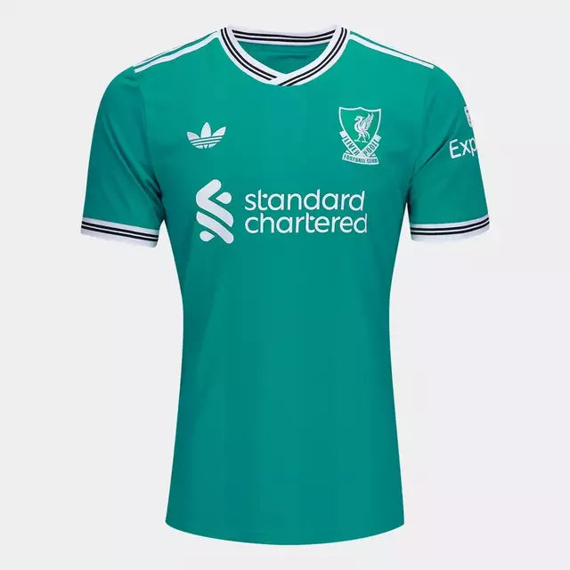 Camisas Liverpool III 25/26 Adidas Torcedor Masculina - Verde