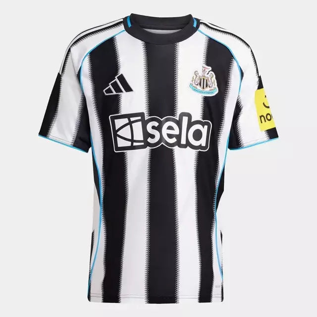 Camisa Newcastle I 25/26 - Torcedor Masculina - Branco e Preto
