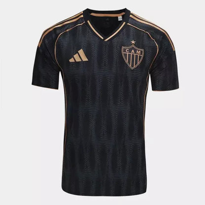 Camisa Atlético Mineiro III 25/26- Torcedor Adidas Masculina - Preta com Dourado