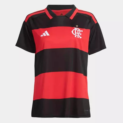 Camisa Flamengo 26/27 Adidas Feminina RUBRO NEGRA