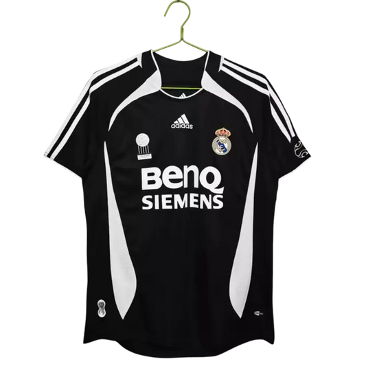 Camisa Retrô Real Madrid II 06/07 Torcedor Adidas Masculina - Preto
