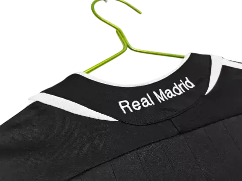 Camisa Retrô Real Madrid II 06/07 Torcedor Adidas Masculina - Preto