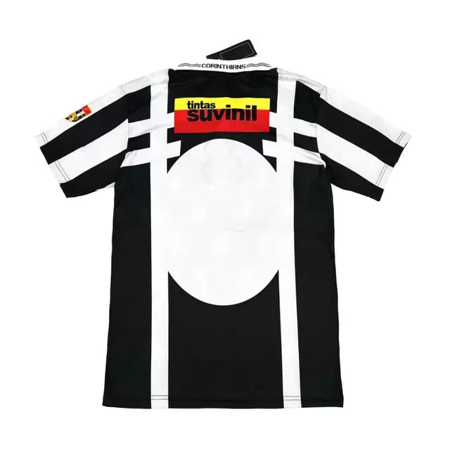 Camisa Corinthians Retro Terceira 1992 - Preto e Branco