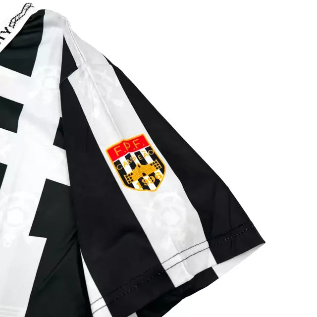 Camisa Corinthians Retro Terceira 1992 - Preto e Branco