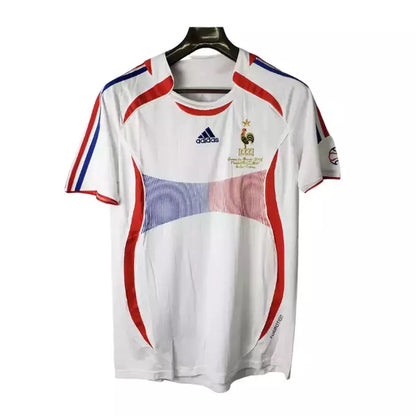 Camisa França Away 2006/2007 Retrô Masculino Adidas Branca
