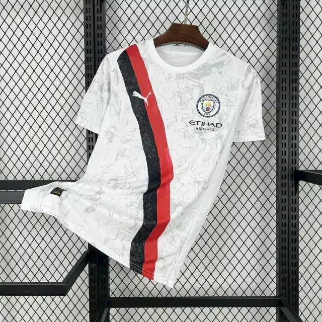 Camisa Manchester City 25/26 Torcedor - Masculina - Branca