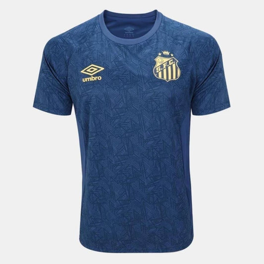 Camisa Santos Treino 25/26 Torcedor Umbro Masculina - Azul Escura