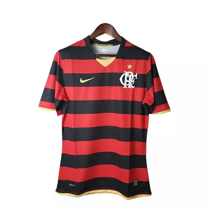 Camisa Flamengo Retrô 2009 Vermelha e Preta Masculina - Nike