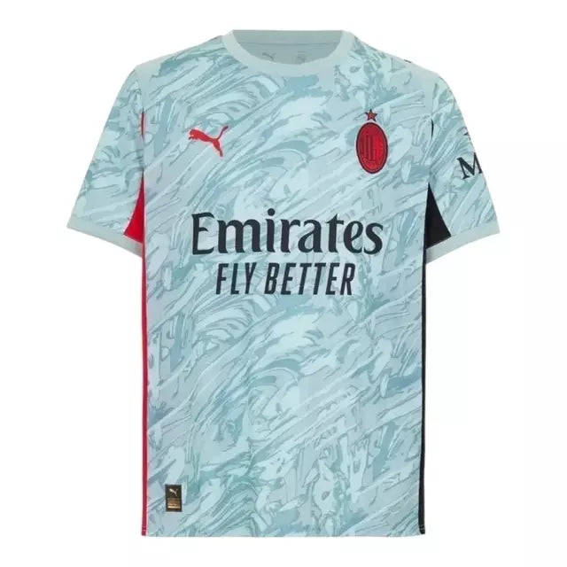 Camisa AC Milan Goleiro 25/26 Torcedor Puma Masculina - Cinza