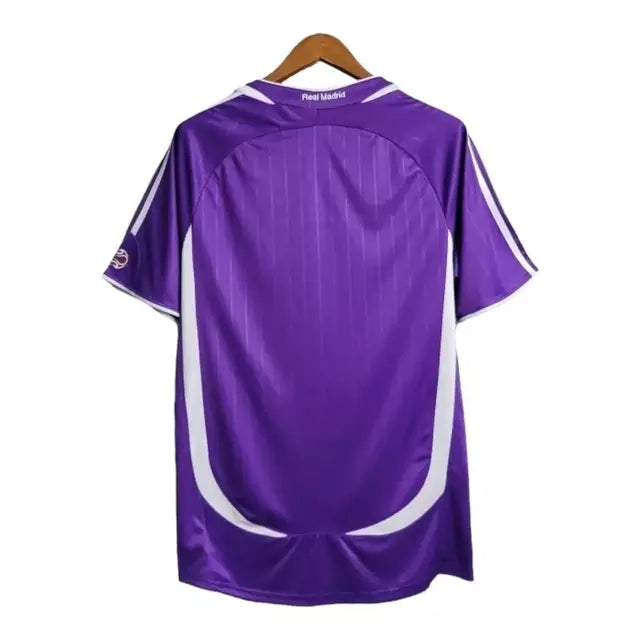 Camisa Retrô Real Madrid II 06/07 Torcedor Adidas Masculina - Roxa