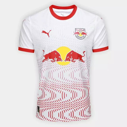 Camisa Red Bull Bragantino I 25/26 - Torcedor Masculino - Branca