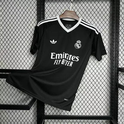 Camisa Real Madrid Adidas Originals 24/25 Torcedor - Preta - Masculina