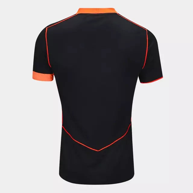 Camisa Corinthians III Nike Preta e Laranja 25/26 TOTAL 90 - Torcedor