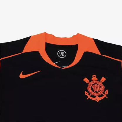 Camisa Corinthians III 25/26 - Feminina Preta e Laranja