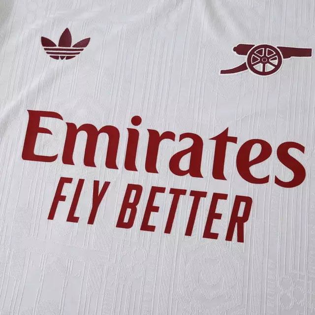 Camisa Arsenal II 25/26 Jogador Masculina - Branca