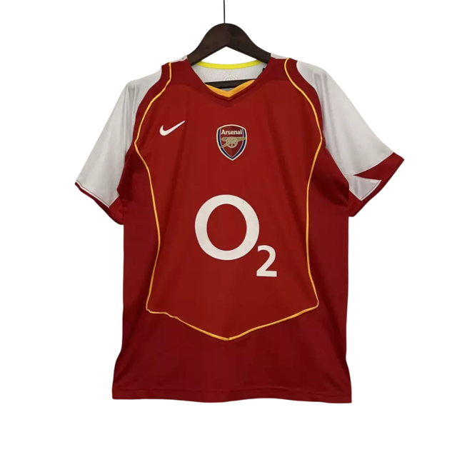 Camisa Arsenal I Retrô 04/05 Torcedor Nike Masculina - Vermelho