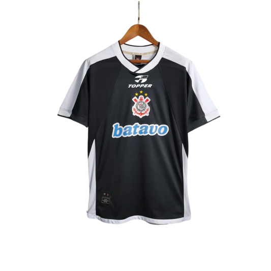 Camisa Corinthians II 2000 Retrô Masculino Preta