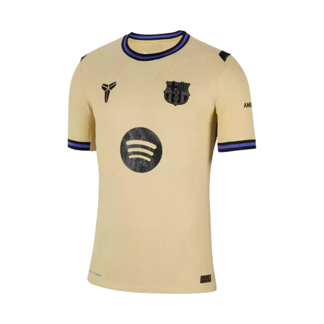 Camisa Barcelona II 25/26 Torcedor Masculina Bege
