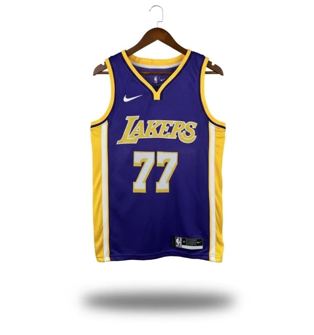 Camiseta Regata Los Angeles Lakers Roxa - Nike - Masculina Gola V
