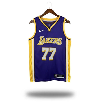 Camiseta Regata Los Angeles Lakers Roxa - Nike - Masculina Gola V