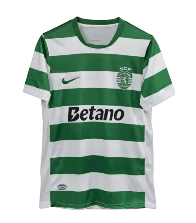 Camisa Sporting CP I 25/2026 - Torcedor Masculina - Verde/Branca