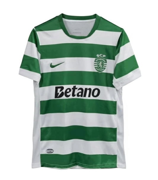 Camisa Sporting CP I 25/2026 - Torcedor Masculina - Verde/Branca
