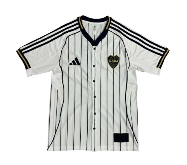 Camisa Boca Juniors Baseball 25/26 Torcedor Masculina - Branca