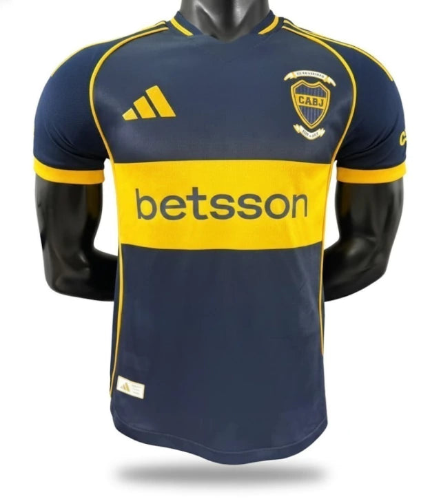 Camisa Boca Juniors 25/26 Jogador Adidas Masculina - Amarelo e Azul